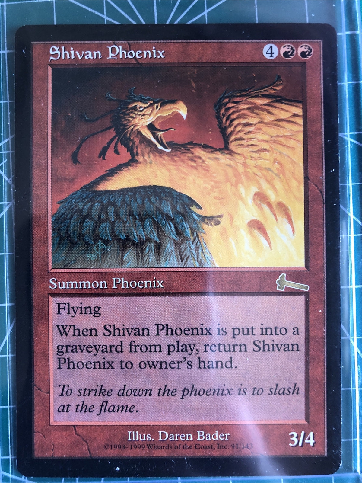 Shivan Phoenix Urza's Legacy Regular