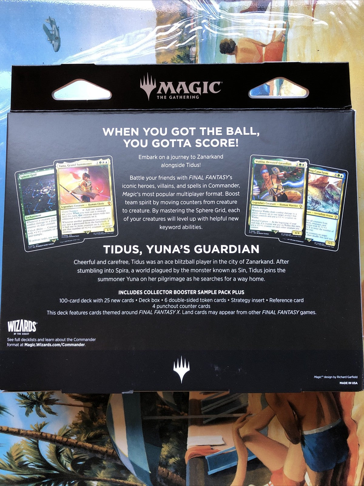 Magic MTG Final Fantasy X Counter Blitz Tidus Commander Deck