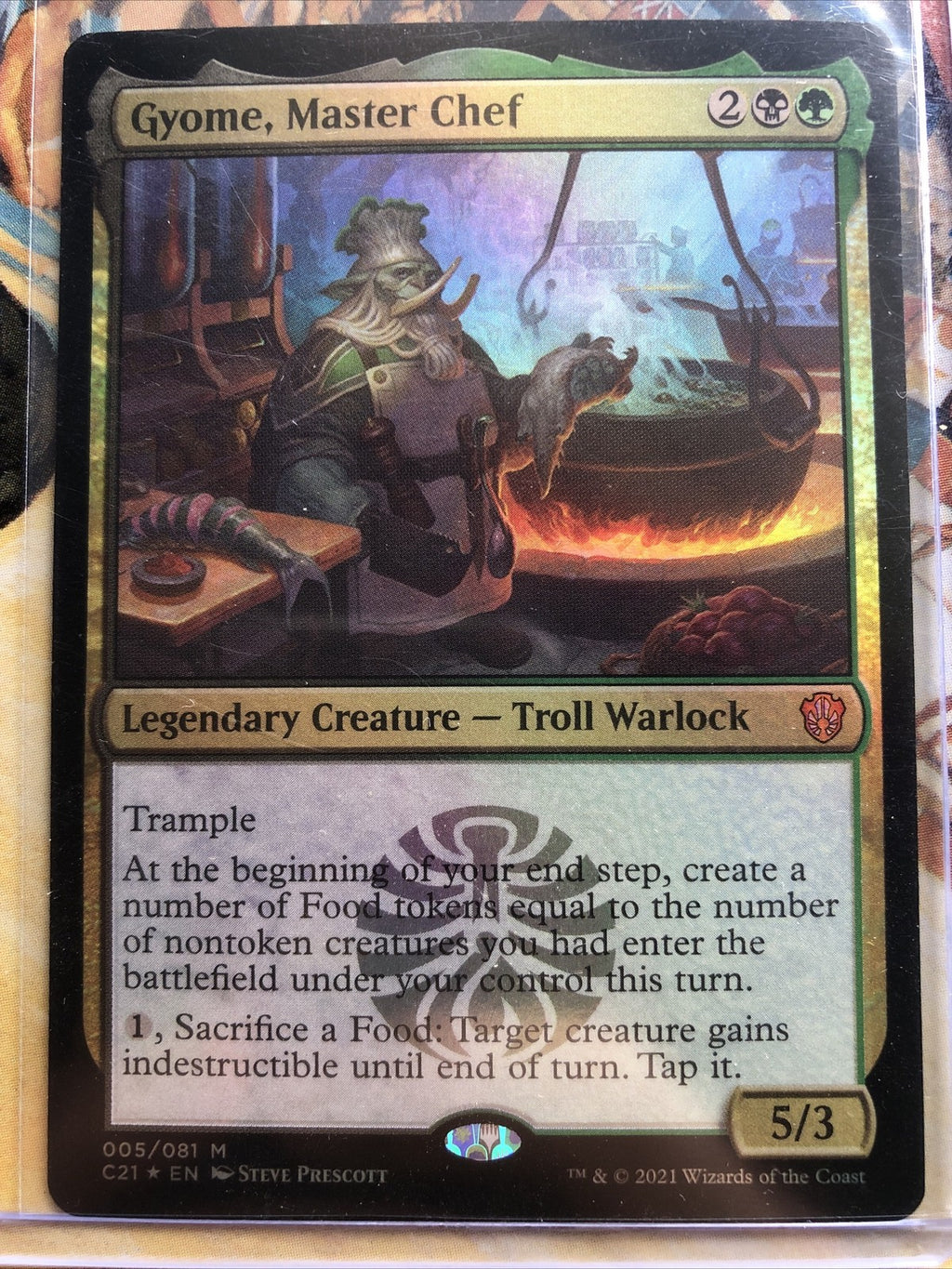 Gyome, Master Chef Commander 2021 Foil