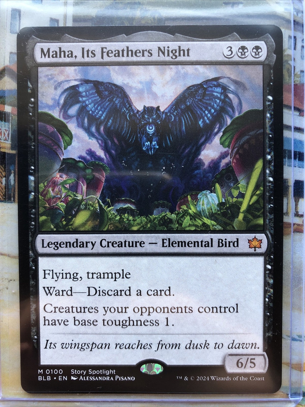 Maha, Its Feathers Night Bloomburrow Regular