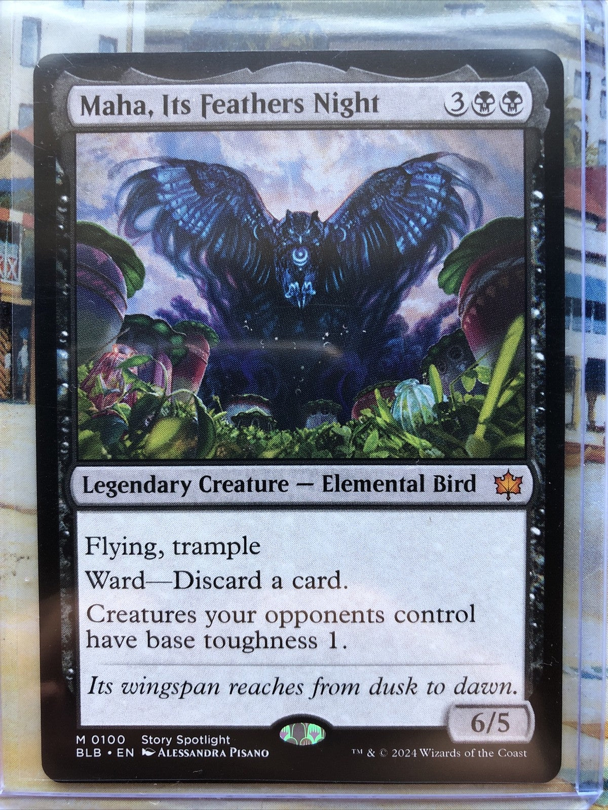 Maha, Its Feathers Night Bloomburrow Regular