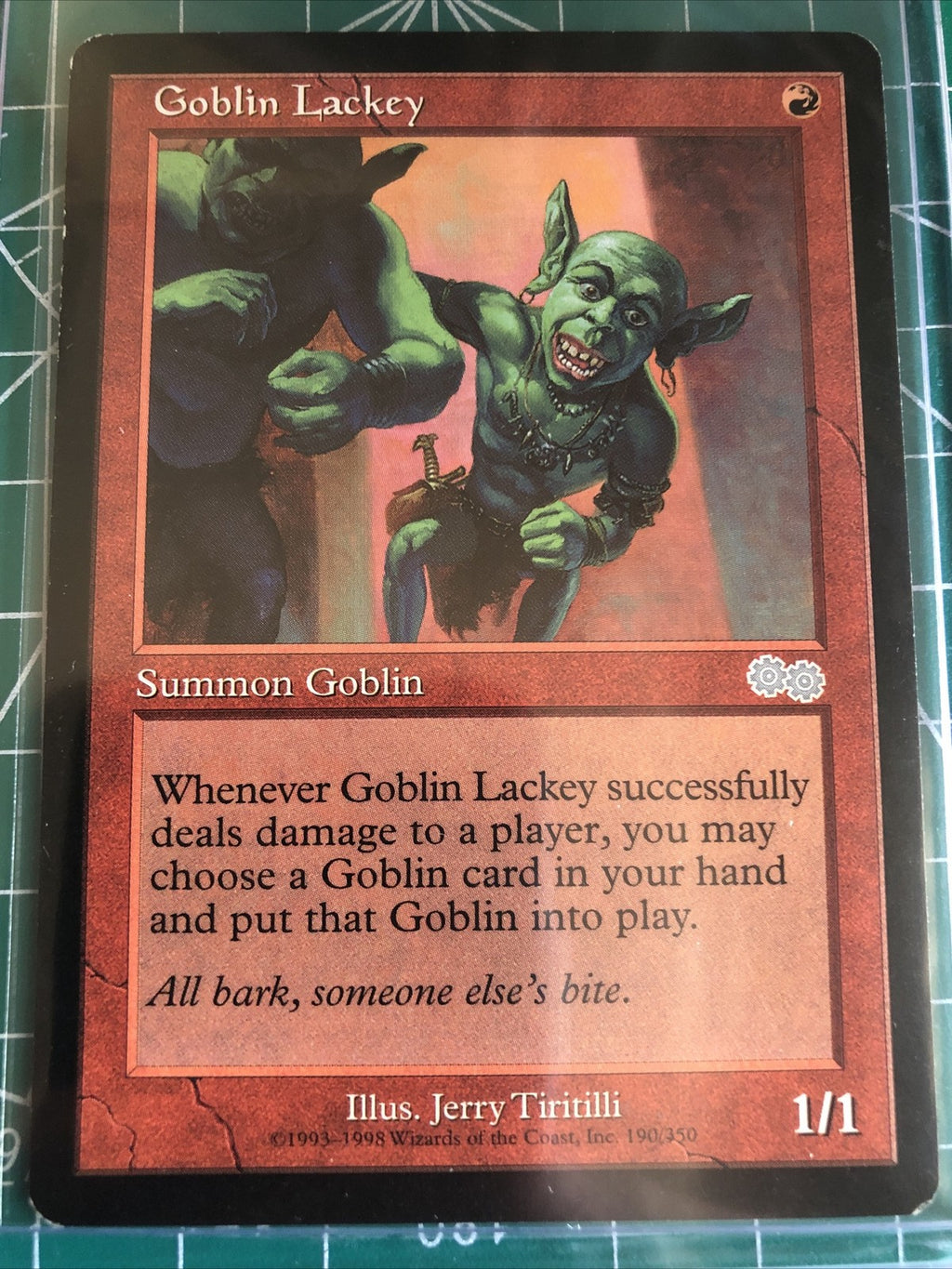 Goblin Lackey Urza's Saga Regular