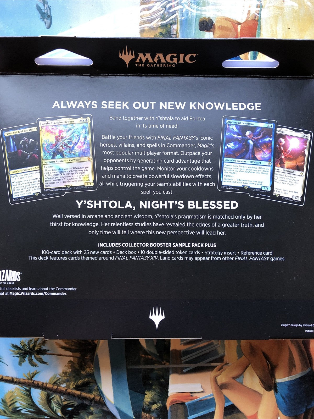 MtG: Final Fantasy Scions And Spellcraft Commander Deck + Box Brand New/SEALED