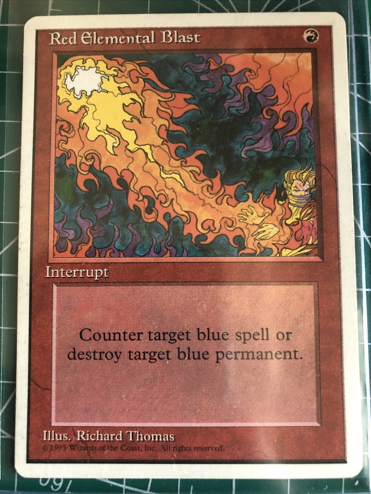 Red Elemental Blast MTG Core Set 4th Edition Regular