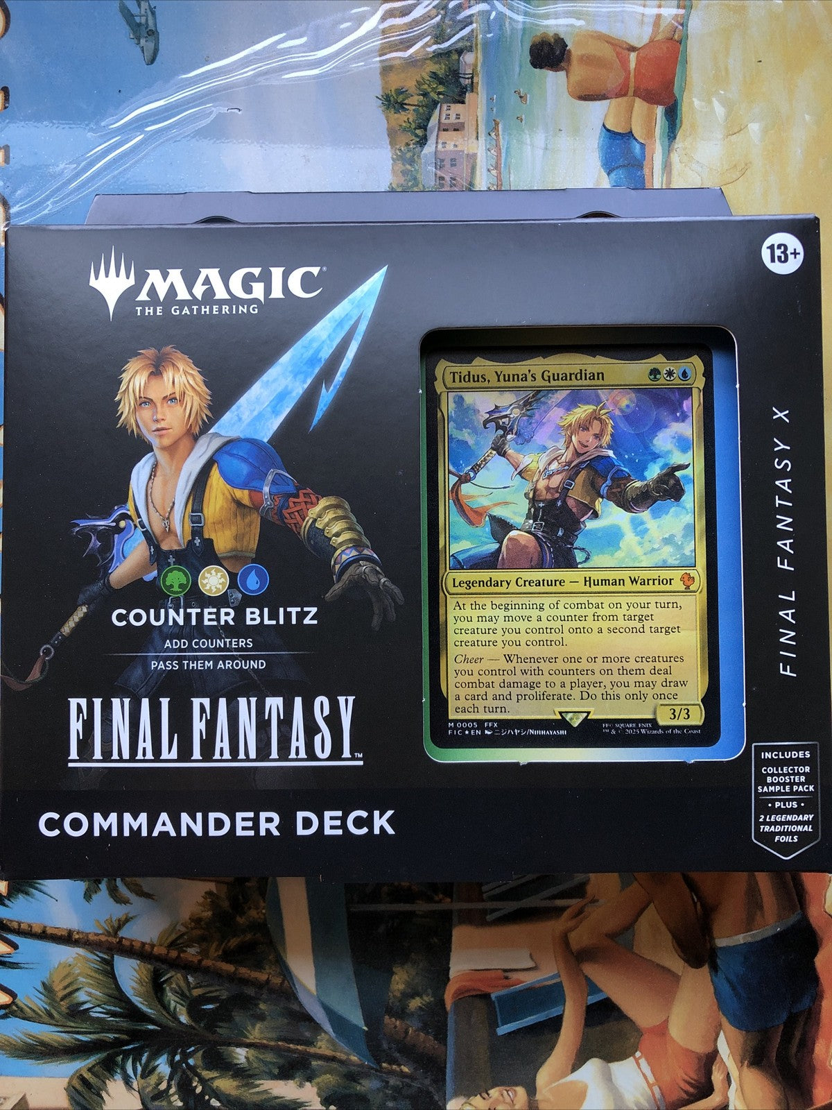 Magic MTG Final Fantasy X Counter Blitz Tidus Commander Deck